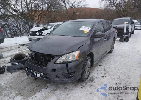 2013 Nissan Sentra Sr из США, поврежденный, VIN 3N1AB7AP1DL722365